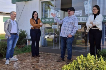 Foto - Visita do Deputado Aloísio Classmann